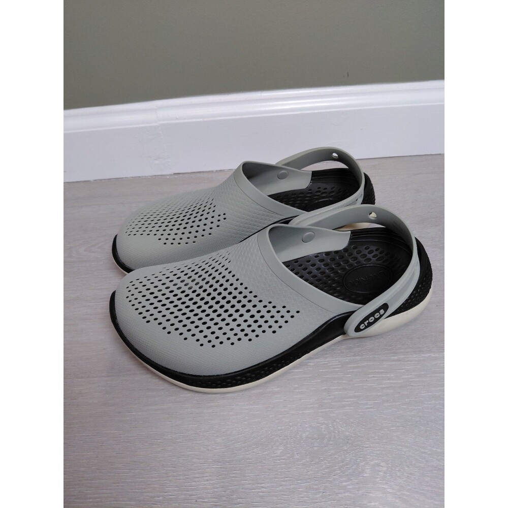 Crocs LiteRide 360 Clog Sandals Unisex Men Size 5 Women Size 7 Gray